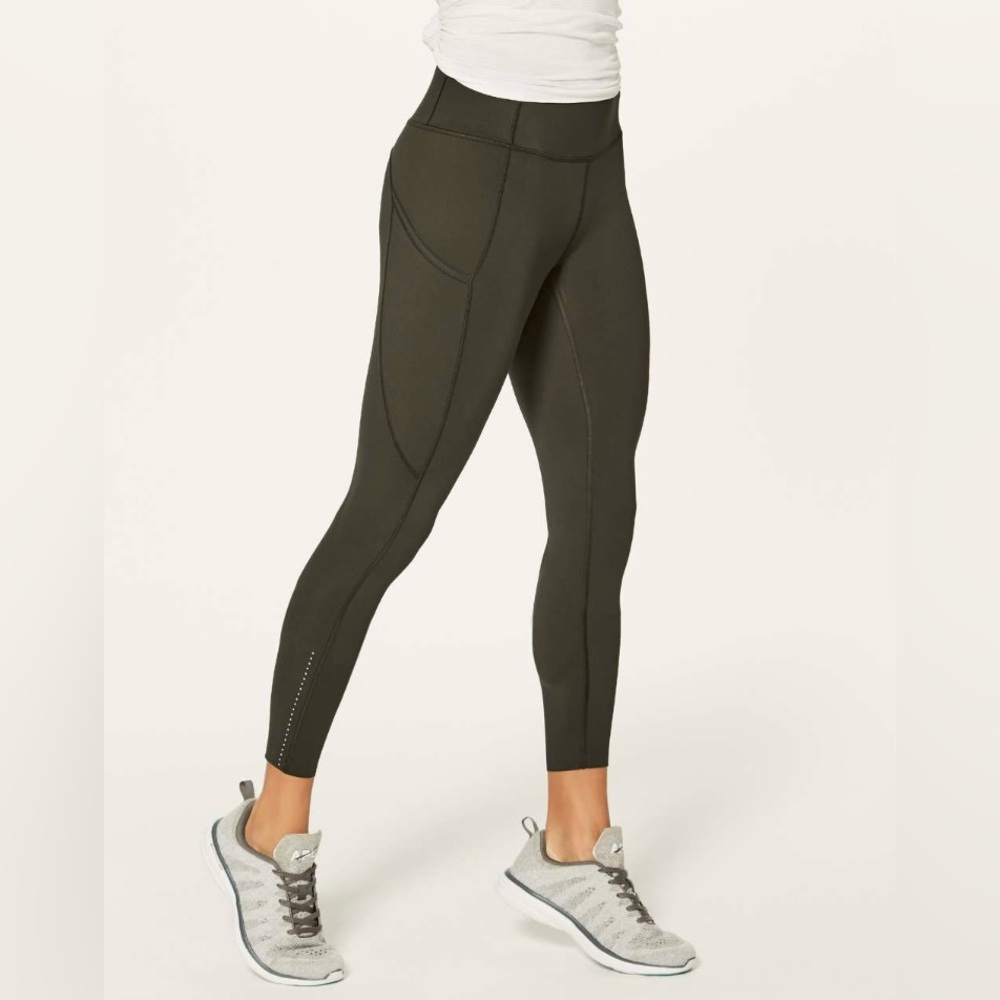 lululemon athletica Olive Green Leggings
